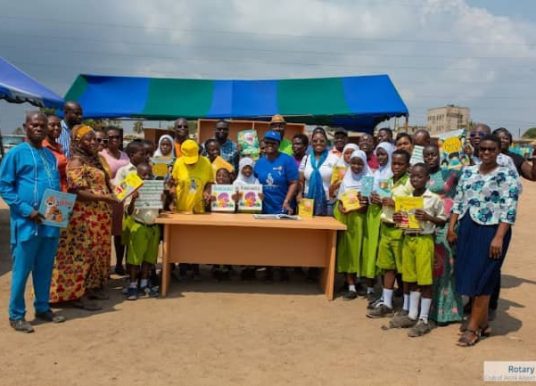 Rotary Club partners Book Aid, SCEF to donate 10,000 books to 40 basic schools
