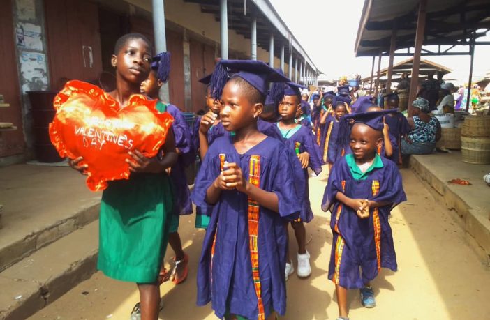 EP Basic School celebrates ‘Chocolate Day’ with Keta market women