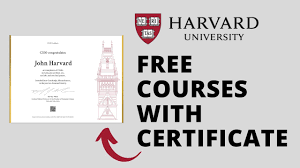 Harvard's free courses