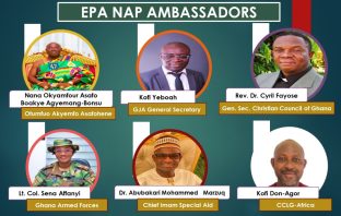 EPA inaugurate National Adaptation Plans Ambassadors. The Environmental Protection Agency has appointed six individuals as Ambassadors from various sectors of society to promote the country's National Adaptation Plans (NAPs).