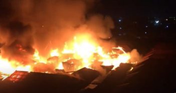 Fire engulfs multiple structures at Saban Park in Chorkor