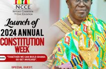 NCCE celebrates Constitutional Week with schools in Tema
