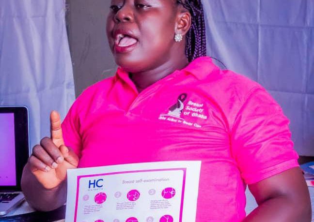 Oncology Nurse Specialist encourages men to go for breast cancer screening. Mrs Gifty Sarfo Annan, an Oncology Nurse Specialist at the Tamale Teaching Hospital, has urged men to periodically undertake medical screening on breast cancer to know their status.