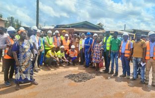 Rehabilitation of 1.2 kilometers Tamso-Nsuta road begins.  Ghana Manganese Company Limited (GMCL) has performed a sod cutting ceremony to commerce construction of the 1.2 kilometers Tamso-Nsuta road in the Tarkwa Nsuaem Municipality.