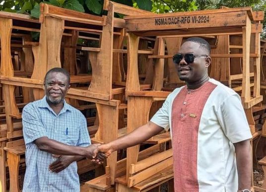 Nkwanta South Education Directorate receives over 700 desks from Assembly