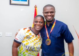 Government pledges support for World Arm-wrestling gold medalist Grace Mintah