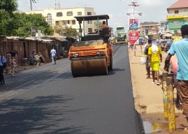 Work on 8 km asphalt overlay begins in Sunyani