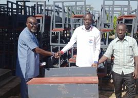 Kadjebi DCE hands over 300 dual desks to District Education Directorate