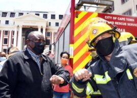 Man arrested for setting South Africa’s houses of Parliament on fire