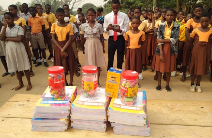 Champions Susu Enterprise donates to Agorve Basic school