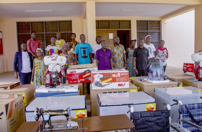 Akrofuom district assembly supports people with disabilities.