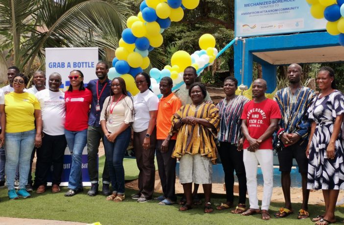 GIZ, partners support Oboadaka and Amanfrom Attakrom Communities with water facility.  The Chiefs and people of Oboadaka and Amanfrom Attakrom Communities in the Eastern Region have expressed joy for the provision of mechanised boreholes for them after many years of water scarcity.