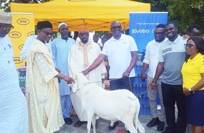 Eid-ul-Fitr: MTN donates food items to Ashanti Regional Chief Imam 