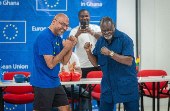 EU Delegation organizes Charity Boxing Exhibition to support amateur boxers in Bukom. The European Union (EU) Delegation to Ghana in partnership with the Ghana Boxing Federation will organize an exhilarating Charity Exhibition Boxing Bout at the Bukom Boxing Arena in Accra on May 4, 2024. 