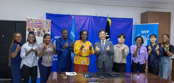 KOICA And WFP Boost Food Security and Nutrition In Ghana by Supporting Youth Economic Empowerment and Digitization