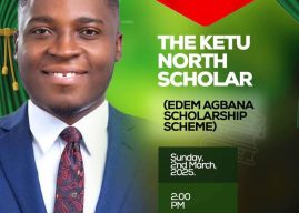 Edem Agbana Scholarship Scheme is a defining moment for educational empowerment