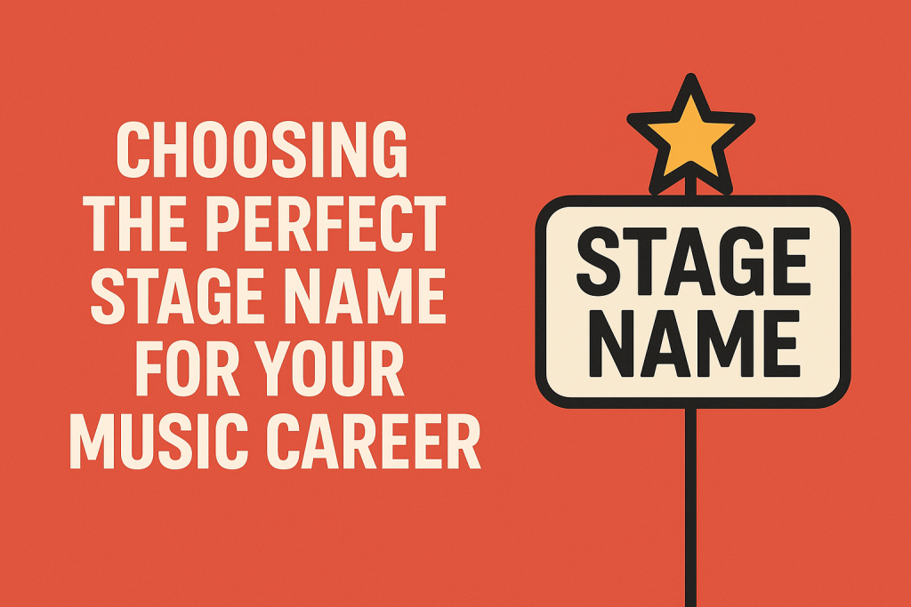 choosing a stage name for music career