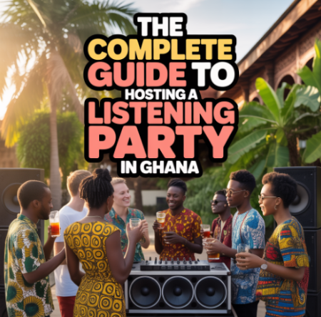 Hosting a listening party in Ghana